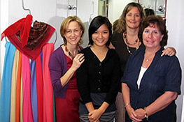 Eve Roth Lindsay with colour me beautiful hong kong staff and consultants